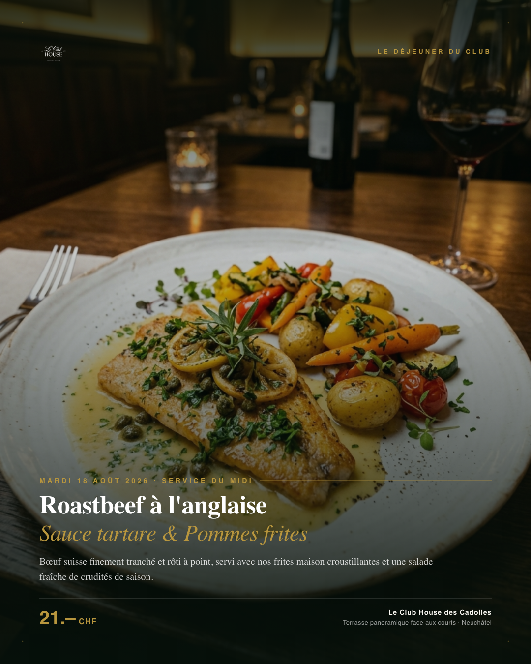 Roastbeef à l'anglaise