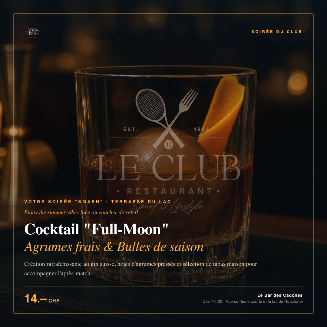 Soirée Smash & Cocktail